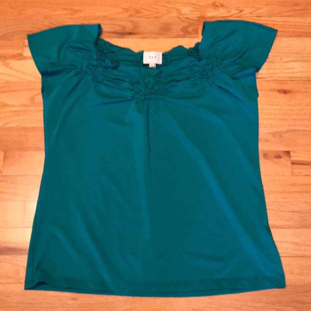 ECI top with flattering neckline, large